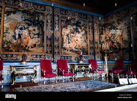 INTERIOR, VAUX-LE-VICOMTE CASTLE (17C), FRANCE Stock Photo - Alamy