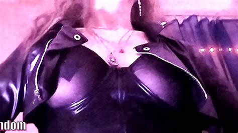 Domina Eva Latex Fetish Big Ass Milf Femdom Goddess Solo Boots Glasses Mistress Leather Hot Kink