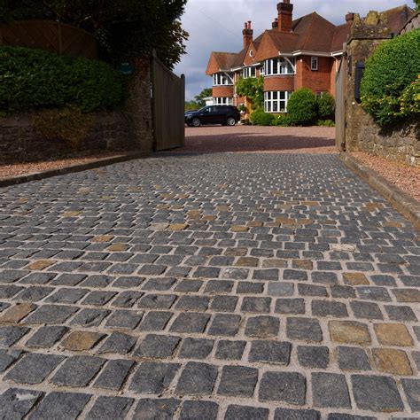 Black Granite Setts Driveway Stone Block Paving 100 X 100 Mm By