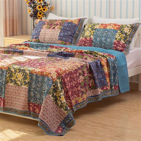 Unimall Superking Bedspreads Quilted Piece Vintage American Style