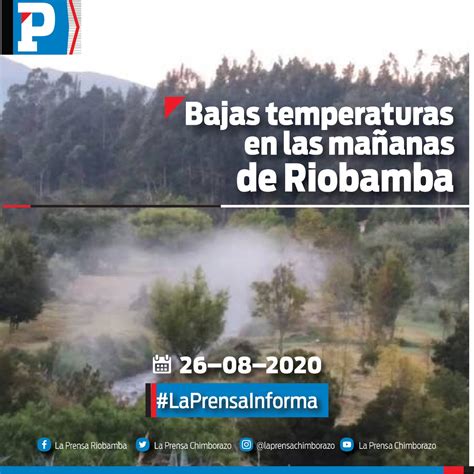 La Prensa Chimborazo On Twitter Riobamba Esta Gráfica Fue Captada