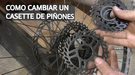 Cómo Montar y Desmontar un Casette de Piñones Tipo Shimano para Cambiar