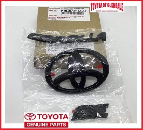 2019 2024 TOYOTA COROLLA HATCHBACK SE BLACKOUT EMBLEM OVERLAY KIT