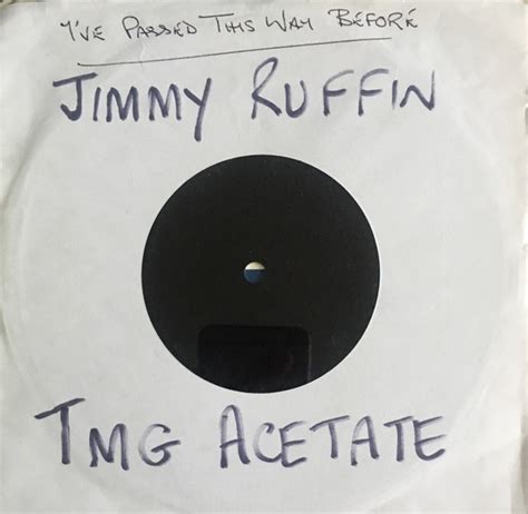 Jimmy Ruffin – I've Passed This Way Before (1966, Acetate) - Discogs