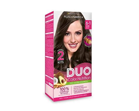 TINTE DUO COLOR NUTRITION 6 1 Rubio Oscuro Cenizo El Peluquero