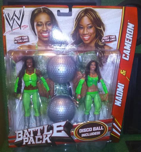 Funkadactyls Naomi & Cameron WWE Divas Wrestling Action Figures with ...