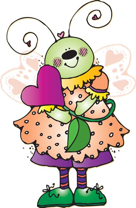 Cartoon Butterfly In Dress Free Image Download