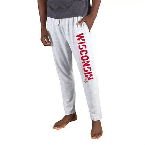 Men's NCAA Wisconsin Badgers Cumulus Sweater Knit Tapered Pants