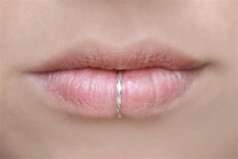 Fake Lip Ring TWISTED Lip Cuff NO PIERCING Required 18 Etsy