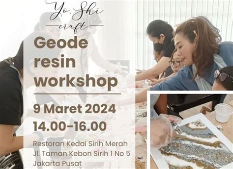 Geode Resin Workshop What S New Indonesia