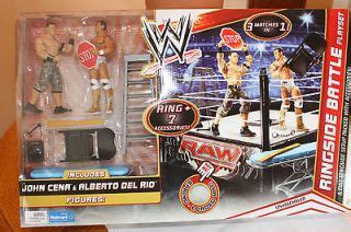 WWE RAW ARENA PLAYSET RING JAKKS EXCLUSIVE TABLES CHAIR