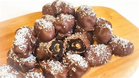 Финики В Шоколаде. Быстро Вкусно - YouTube