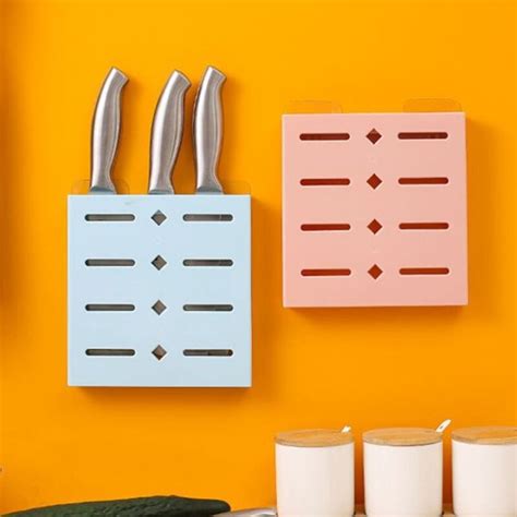 Wall-mounted knife holder kitchen knife storage rack knife shelf ...