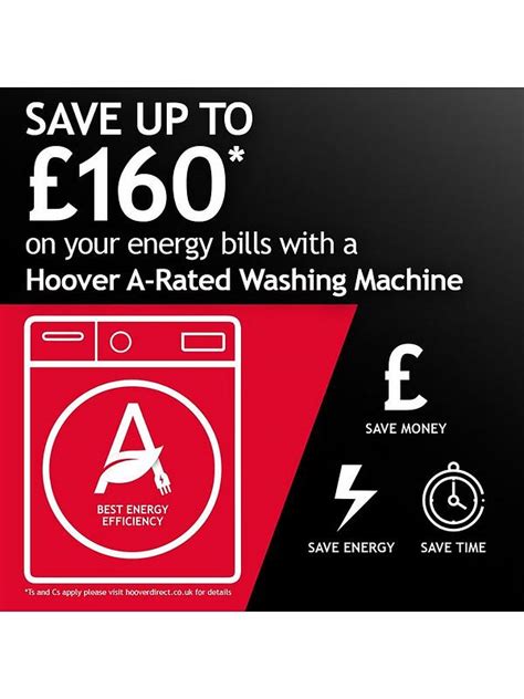 Hoover H Wash 350 H3wps496tambr680 9kg Washing Machine 1400 Spin A Rated Wifi Connected