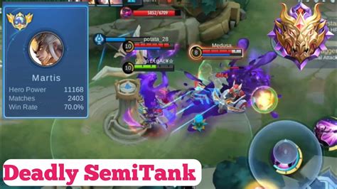 Martis Best Semi Tank Damage Build Top Global Martis Build Emblem