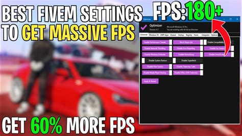 How To Instantly Optimize FiveM Fix FPS Drops Shutters 2 4 GB