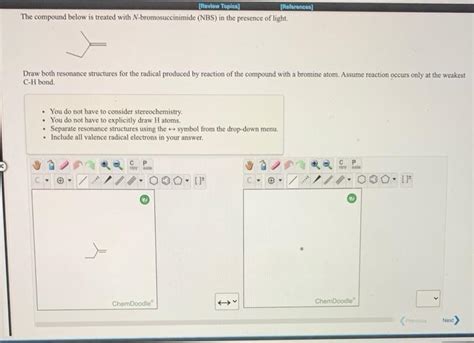 Solved Review Topics References The Compound Below Is Chegg