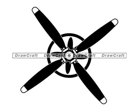 Airplane Propeller Svg