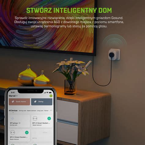 Gniazdo Smart Plug Wi Fi Gosund Sp Pack Aze Tech