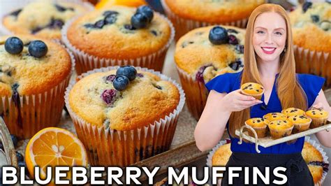 The Best Lemon Blueberry Muffins Recipe Youtube