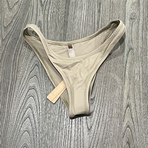 Skims Swim Nwt Skims Recycled Swim Cheeky Tanga Bottoms Bikini