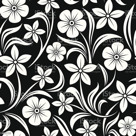 Seamless Pattern With Flowers Vector Illustration Stock Illustration Download Image Now Istock