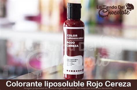 Colorante Liposoluble Rojo Cereza Tienda Del Chocolate