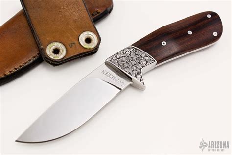 Engraved Fixed Blade Arizona Custom Knives