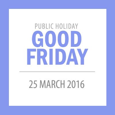 Good Friday Holiday & Date in 2016 - Good Friday 2016