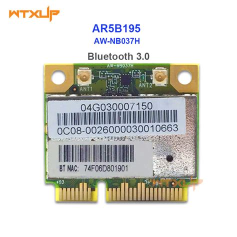 Atheros Ar B For Azurewave Aw Nb H Half Mini Pci E Wifi Mbps