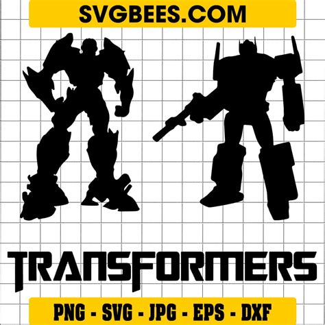 Transformer Bumblebee Svg Mockup And Png Svgbees