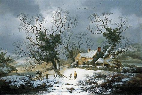 Winter Landscape By George Smith 1714 1776 Winter Landscape