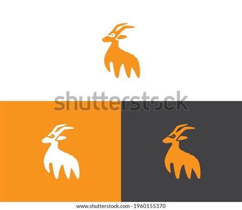 Deer Logo Designs Inspirations Hunting Club Stock Vector Royalty Free