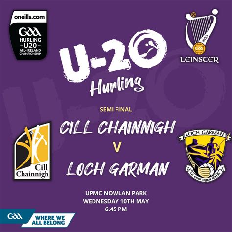 Wexford GAA On Twitter Reminder Of Our U20 Hurling Semi Final V