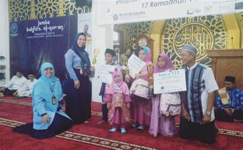 Puluhan Anak Antusias Ikut Lomba Tahfidz Alquran Di Kanwil Djp Jatim Ii