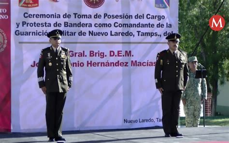 En Nuevo Laredo toma protesta nuevo comandante de Guarnición Militar