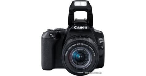 Зеркальный фотоаппарат Canon EOS 250D Kit 18-55 IS STM (черный) купить ...