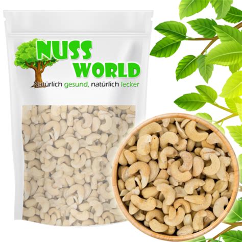 1 kg Cashewkerne geröstet gesalzen mit Schale hohe Qualität Cashew