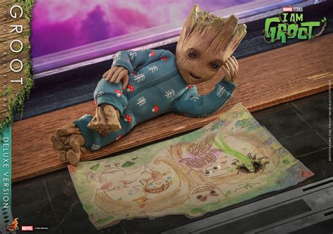 Hot Toys lança Baby Groot de cm dos curtas Eu sou Groot Universo Marvel
