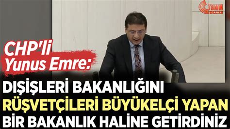 Chp Li Yunus Emre D I Leri Bakanl N R Vet Ileri B Y Kel I Yapan