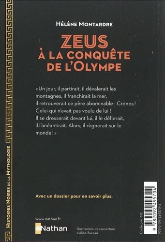 Zeus La Conqu Te De L Olympe De H L Ne Montarde Poche Livre Decitre