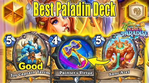 Over Winrate Best Handbuff Paladin Deck To Craft At Perils In