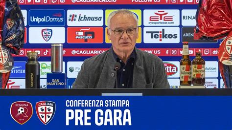 Reggina Cagliari Ranieri In Conferenza Stampa Pre Gara Serie Bkt