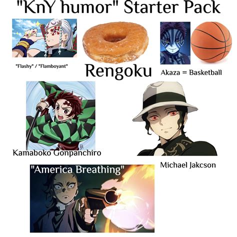 Kimetsu No Yaiba Humor Starter Pack R Demonslayeranime