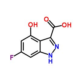 CAS 887569 47 3 6 Fluoro 4 Hydroxy 1H Indazole 3 Carboxylic Acid