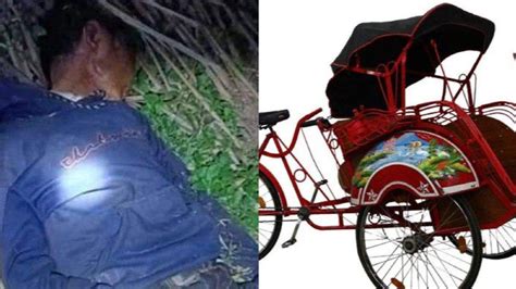 MEMILUKAN Kondisi Tukang Becak Jadi Korban Begal Dibuang Ke Kebun