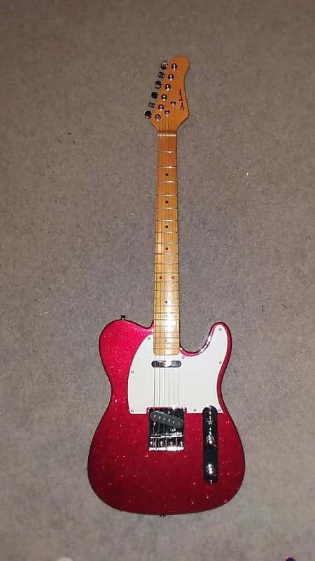 Glen Burton Telecaster Red Glitter Reverb