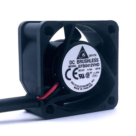 Brand new for delta EFB0412VHD 4020 4cm 40mm DC 12V 0.18A 2-pin 1U case ...
