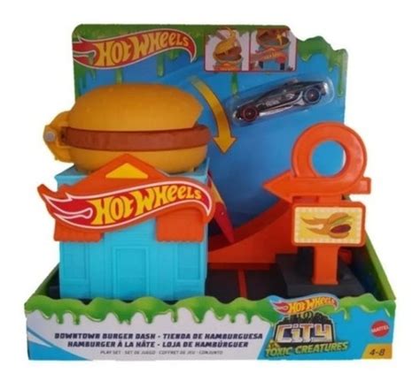 Pista Hot Wheels City Loja De Hamb Rguer Mattel Fmy Frete Gr Tis