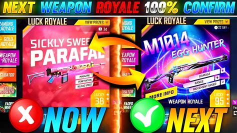 Next Weapon Royale Free Fire New Weapon Royale Free Fire Upcoming